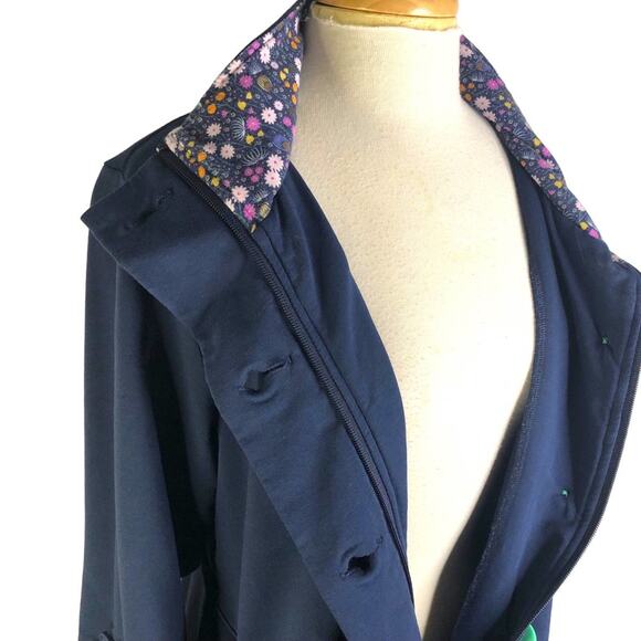 Matilda Jane A Million Little Things Navy Blue Jacket Womens Large Cottagecore - Picture 8 of 10